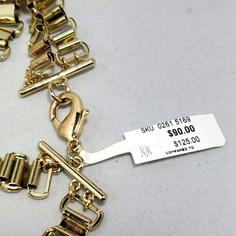 Neiman marcus gold chain with stones - Picture 5 of 5